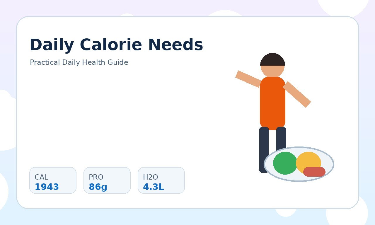 Daily Calorie Needs Calculator: A Complete Adult Guide featured image