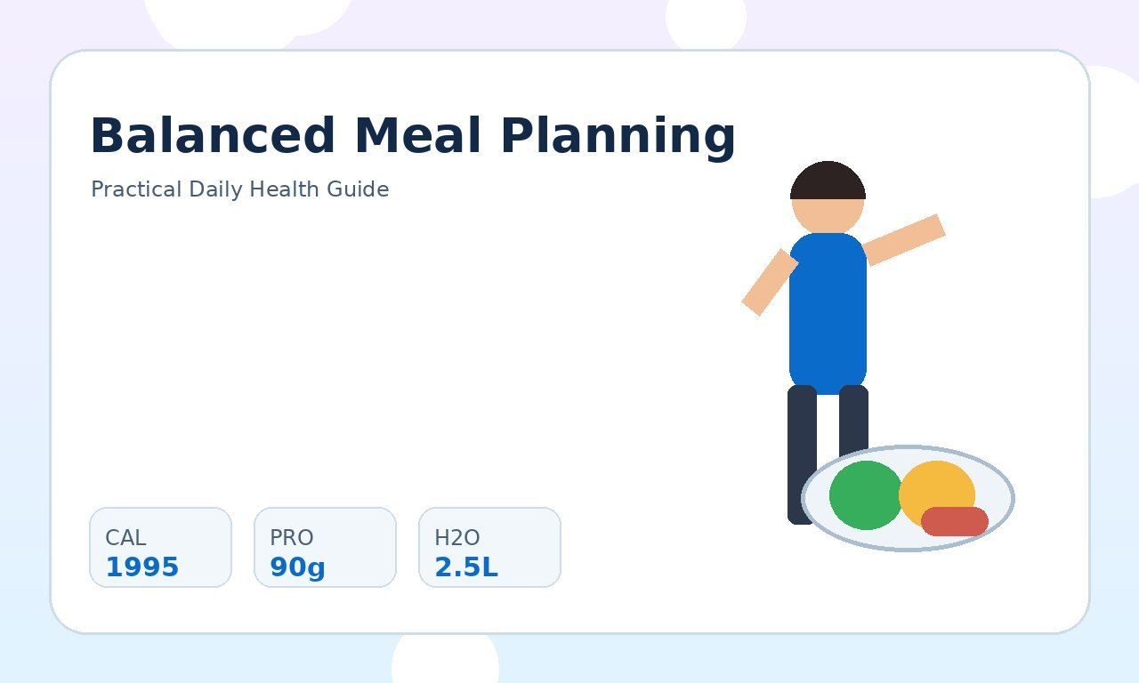 Balanced Meal Planning for Better Daily Nutrition practical health illustration 1