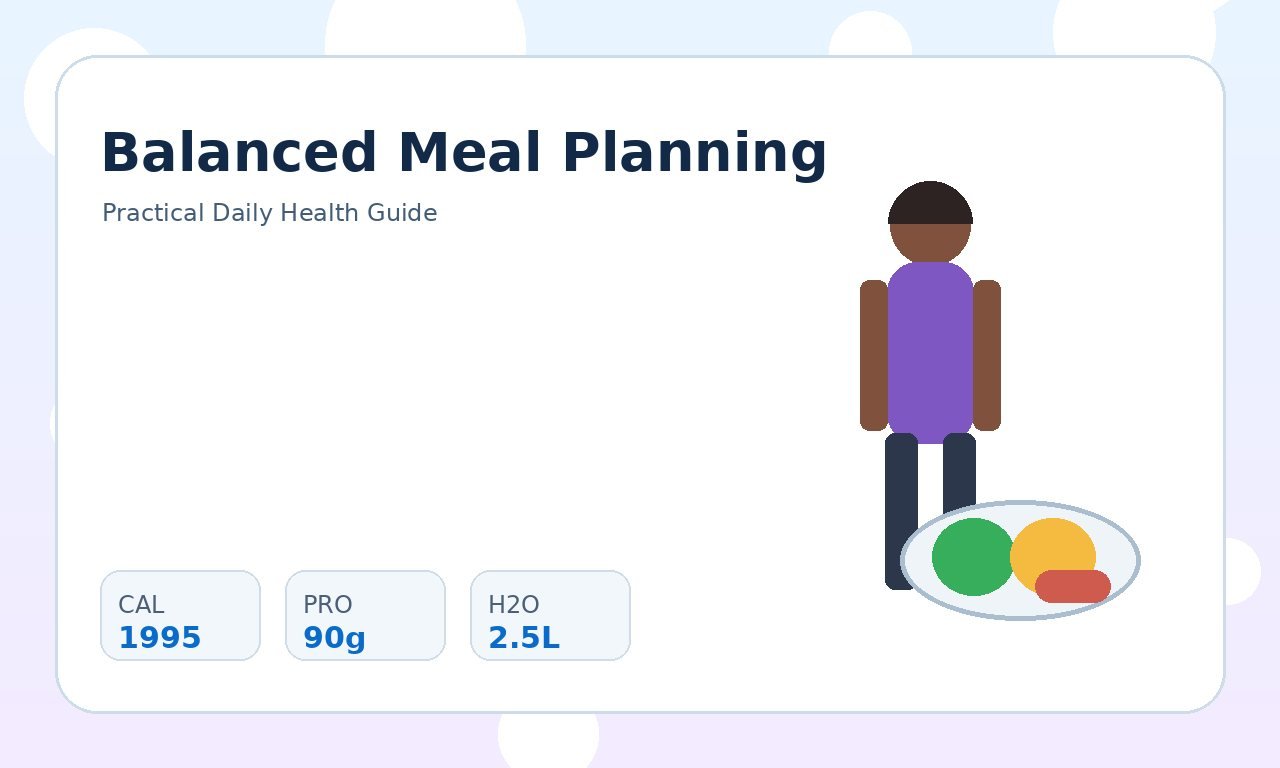 Balanced Meal Planning for Better Daily Nutrition practical health illustration 3