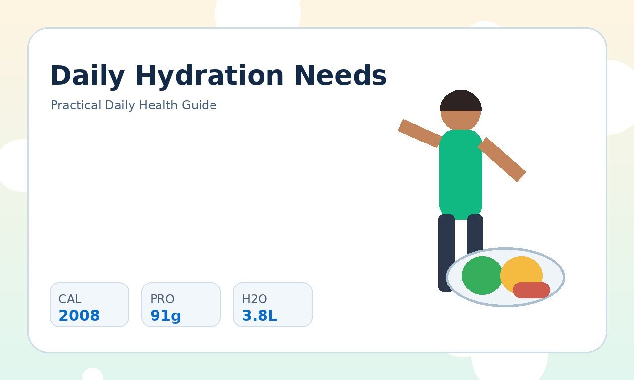 Daily Hydration Needs: Water Intake Explained practical health illustration 1