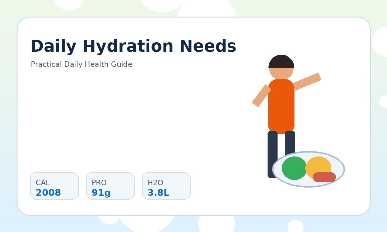 Daily Hydration Needs: Water Intake Explained practical health illustration 3