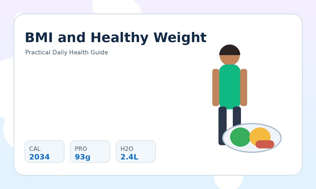 BMI and Healthy Weight: What the Number Really Means practical health illustration 3
