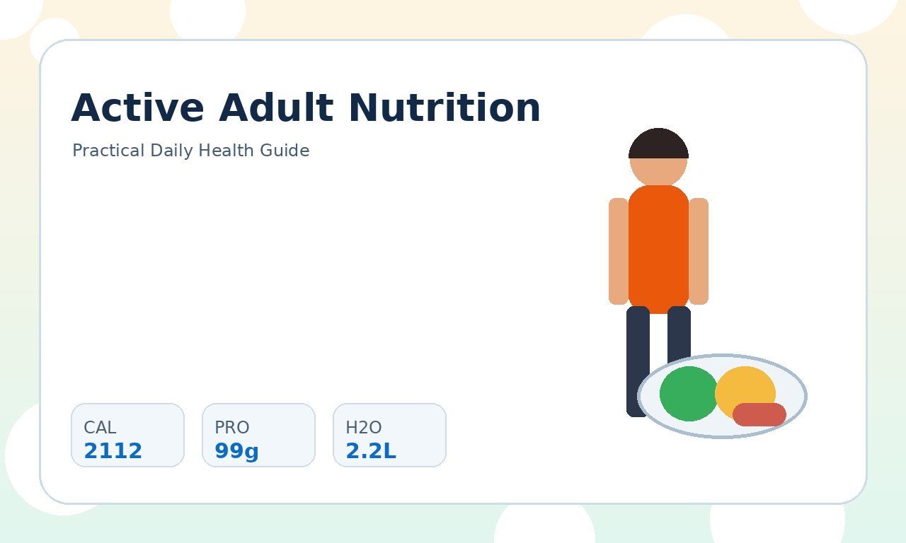 Nutrition for Active Adults: Fuel, Recovery, and Balance practical health illustration 3
