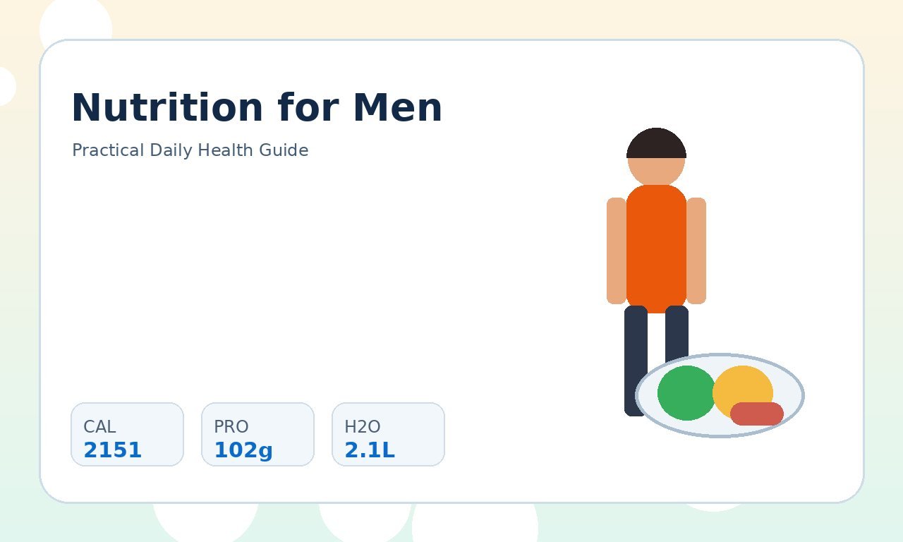 Daily Nutrition for Men: Practical Adult Guidance featured image