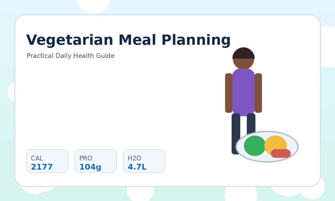 Vegetarian Meal Planning: Protein and Nutrient Balance practical health illustration 1