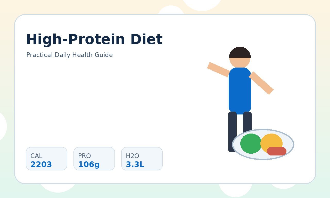 High-Protein Diet Planning: Benefits and Practical Limits practical health illustration 1