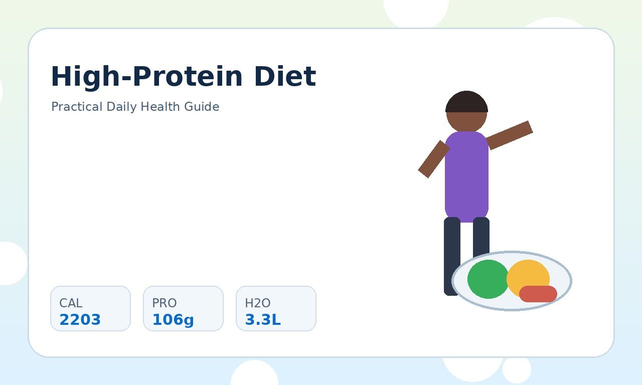High-Protein Diet Planning: Benefits and Practical Limits practical health illustration 3
