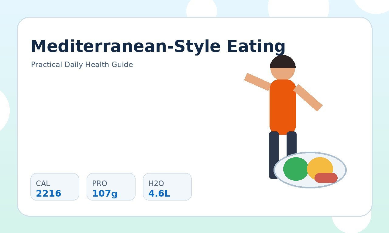 Mediterranean-Style Eating: A Practical Daily Plan practical health illustration 3