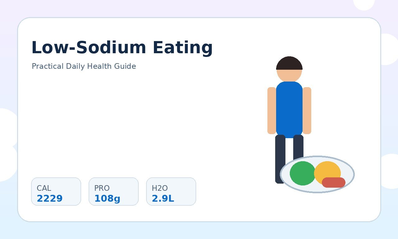 Low-Sodium Eating: Practical Steps for Daily Meals practical health illustration 3