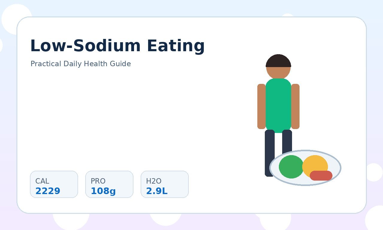 Low-Sodium Eating: Practical Steps for Daily Meals featured image