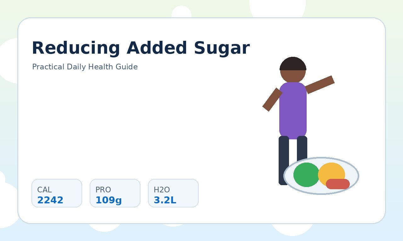 Reduce Added Sugar: A Realistic Daily Strategy featured image