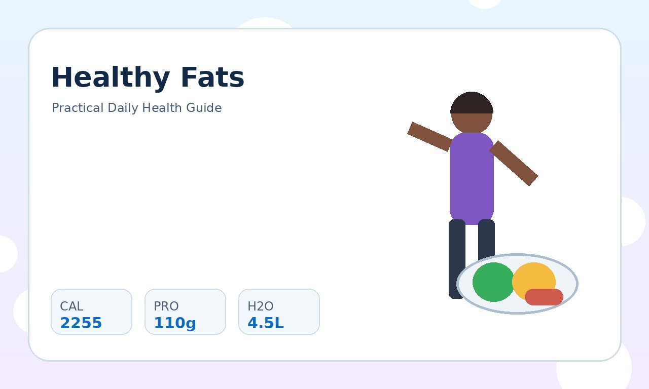Healthy Fats: Daily Amounts, Sources, and Balance practical health illustration 3