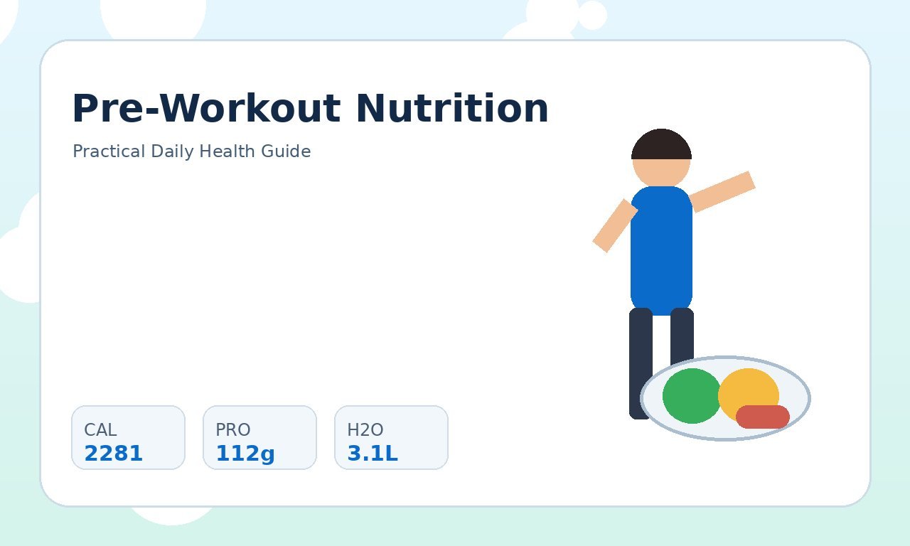 Pre-Workout Nutrition: Fueling Exercise Safely practical health illustration 3
