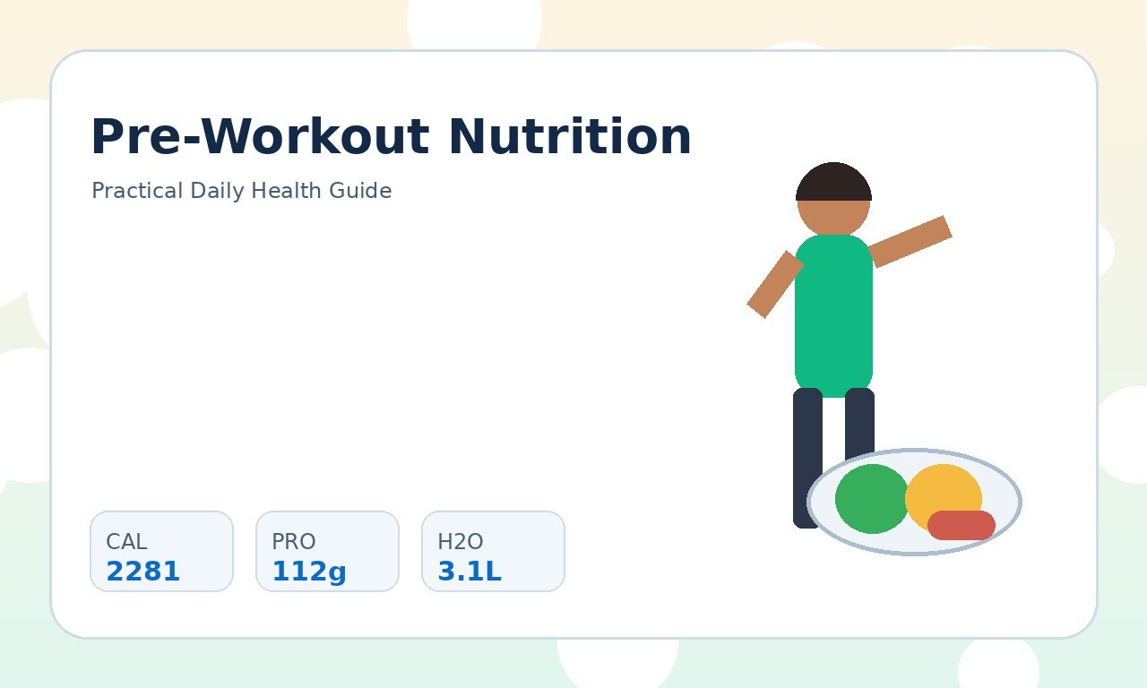 Pre-Workout Nutrition: Fueling Exercise Safely featured image