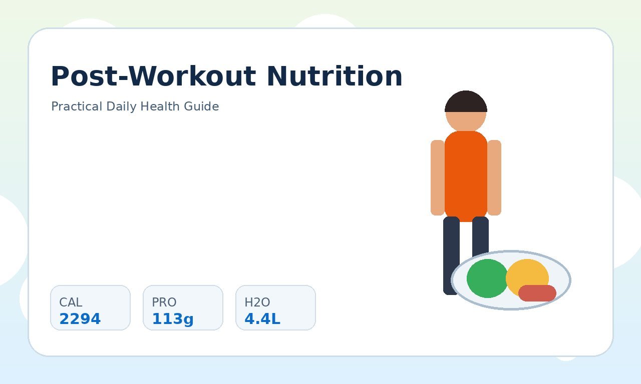 Post-Workout Nutrition: Recovery Meals Explained practical health illustration 1