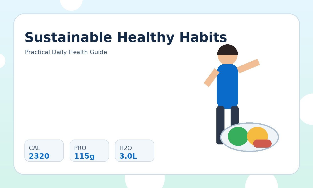Sustainable Healthy Habits: A Complete Daily System featured image